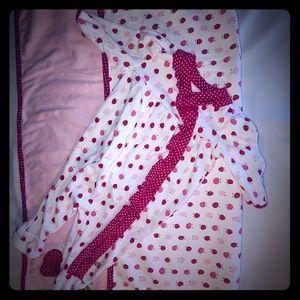 0-3 M Strawberry Pajamas and Blanket - Gymboree